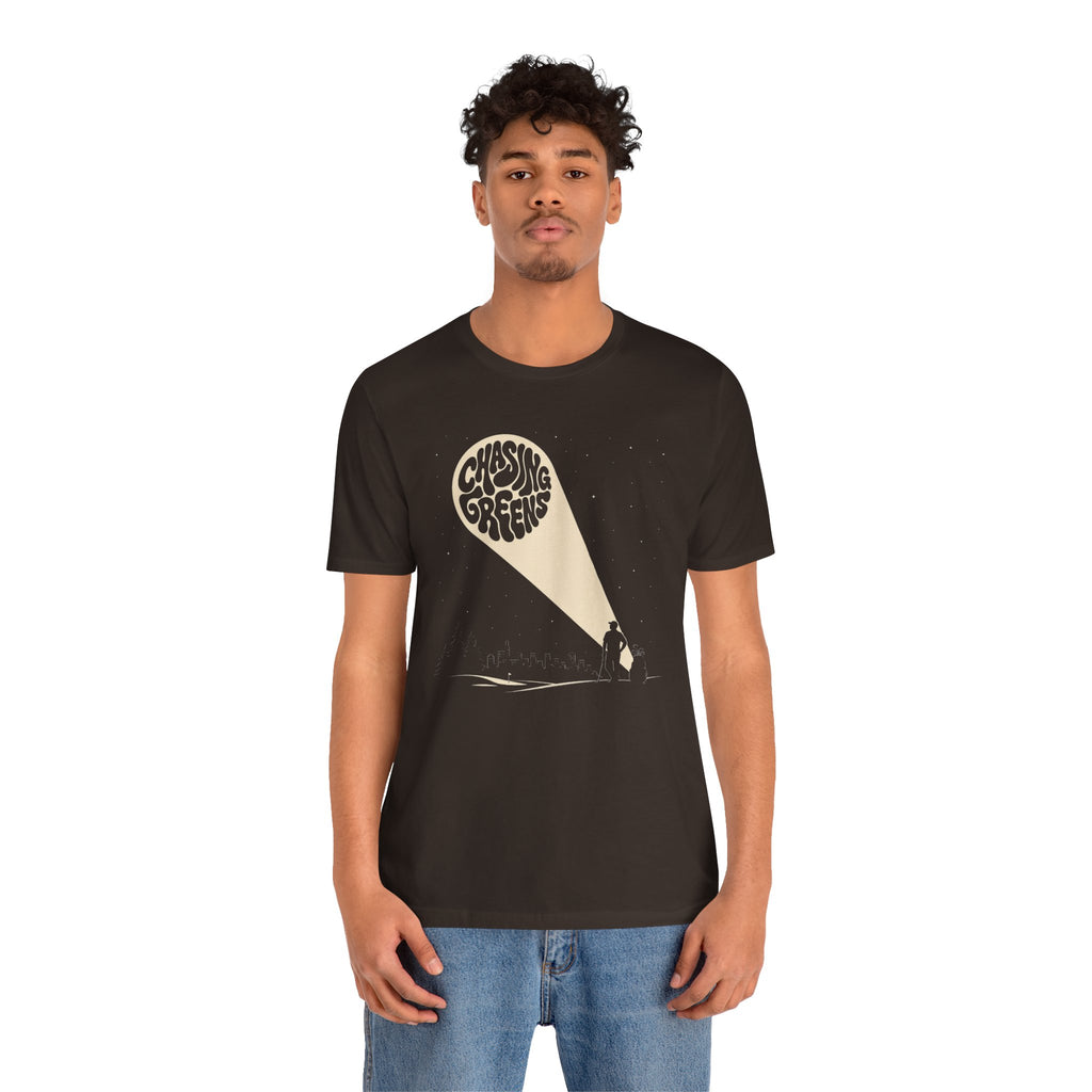 "Chasing Greens" Golf Tee
