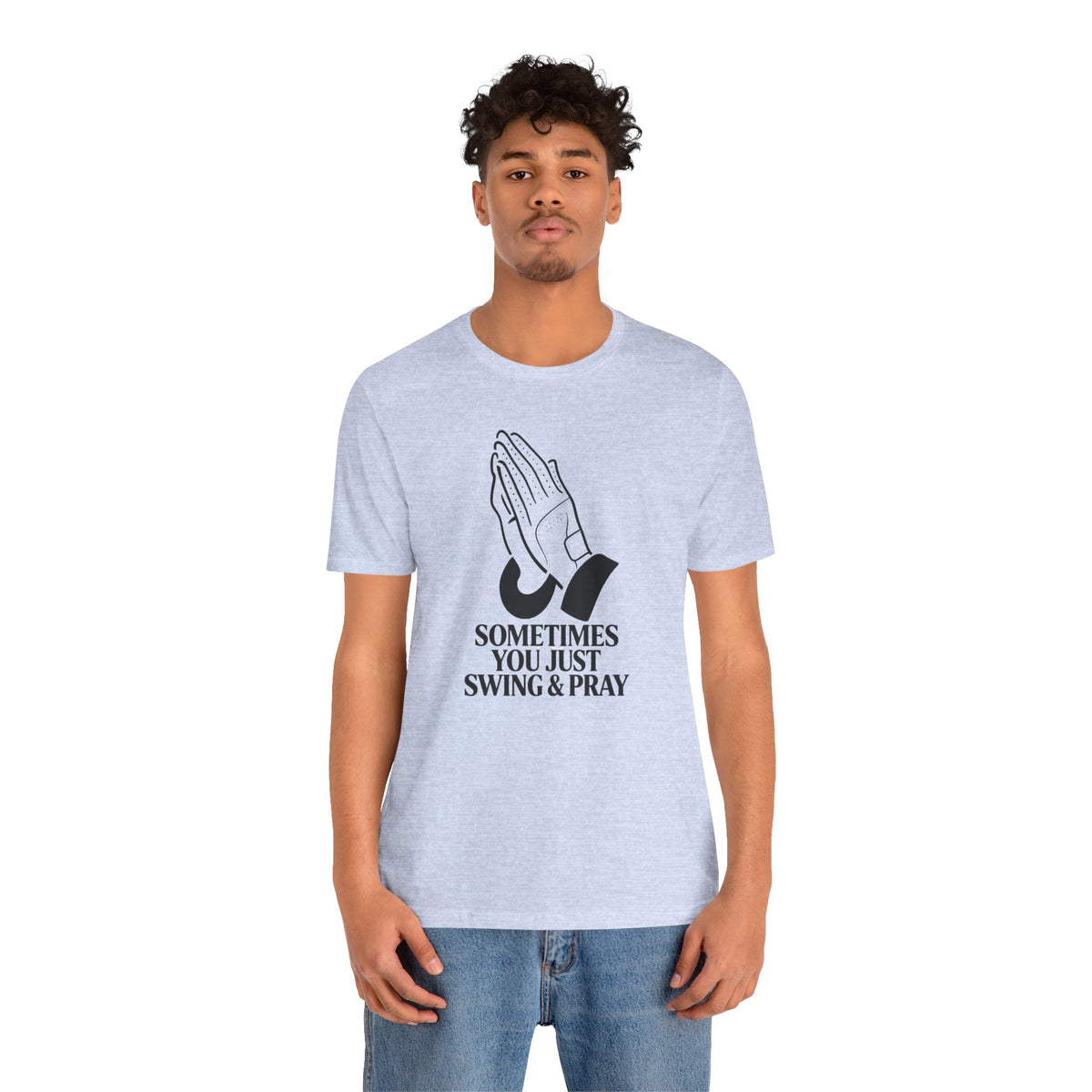"Swing & Pray" Golf Tee