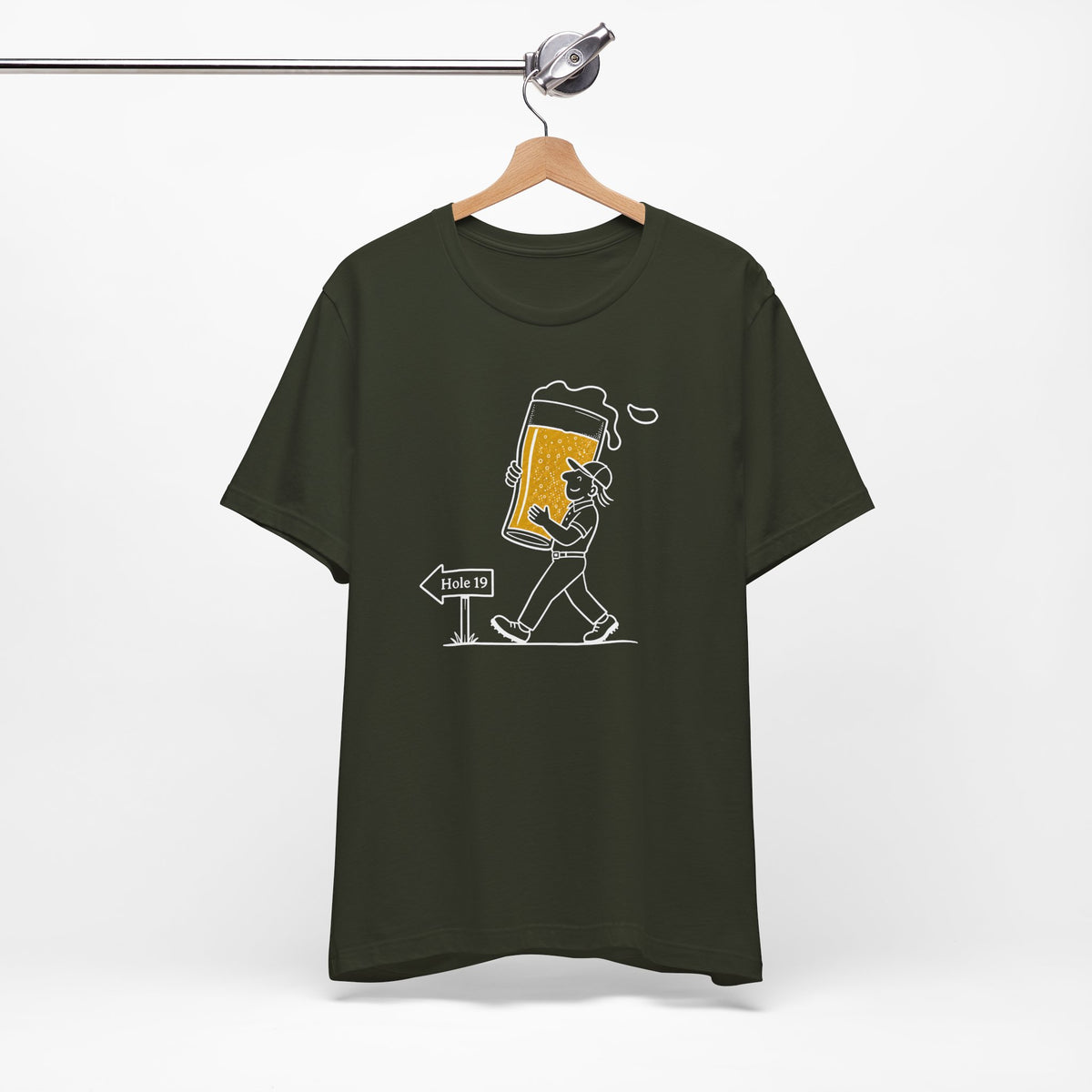 "19th Hole Champ" Golf Tee