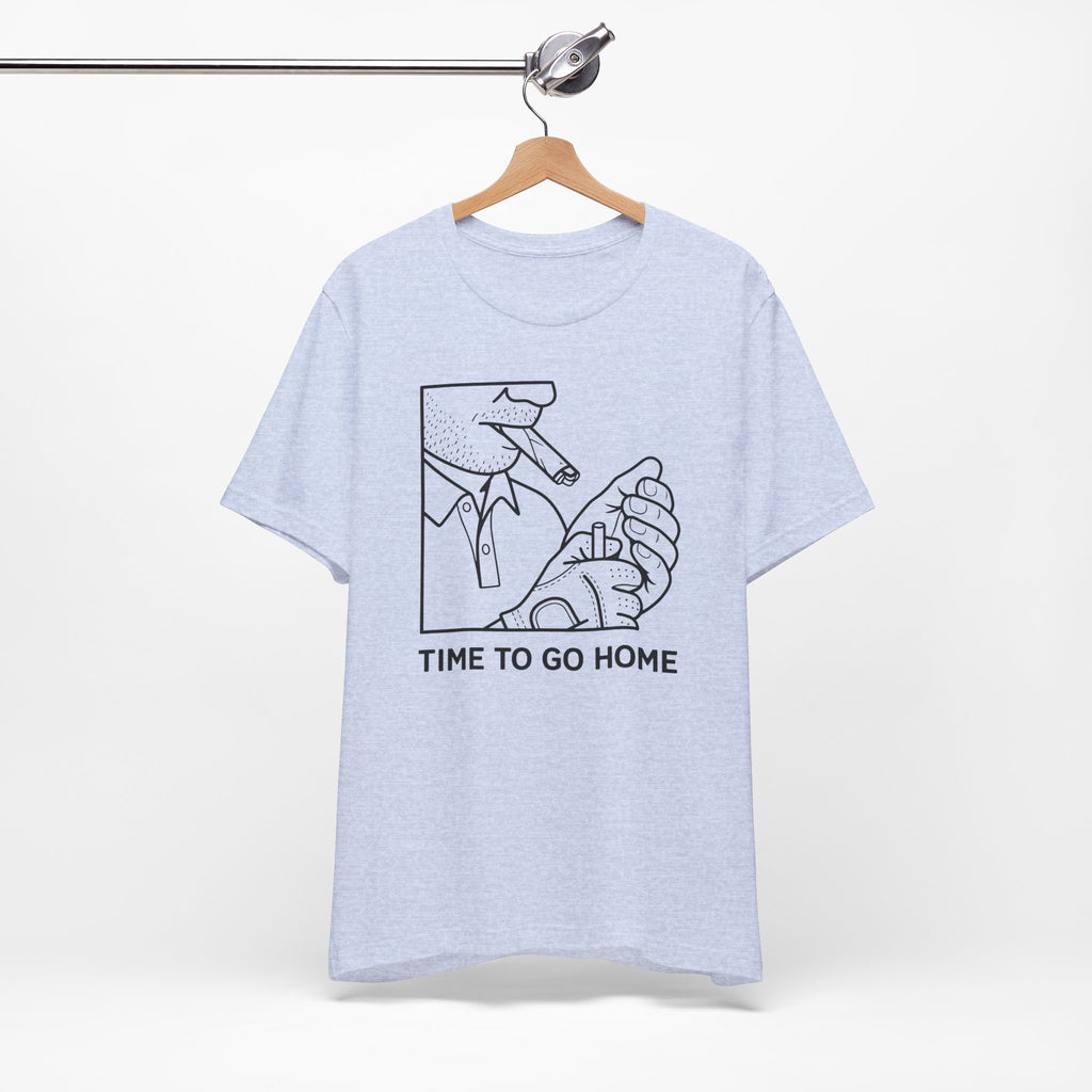 "Time To Go Home" Golf Tee