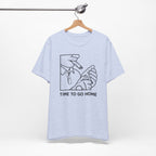 "Time To Go Home" Golf Tee