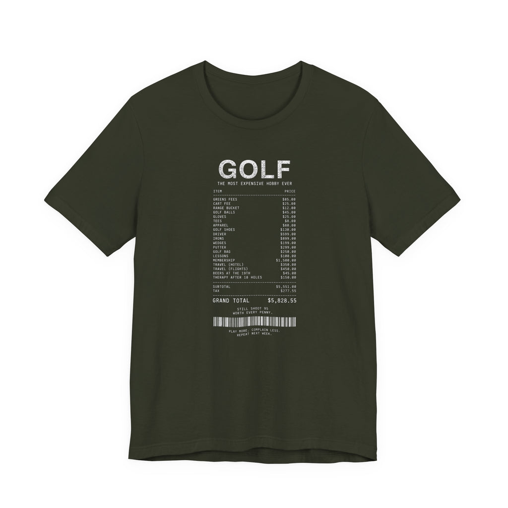 "Price To Play" Golf Tee