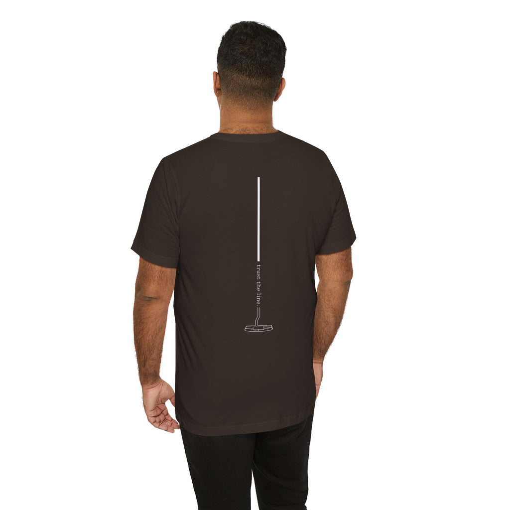 "Trust The Line" Golf Tee