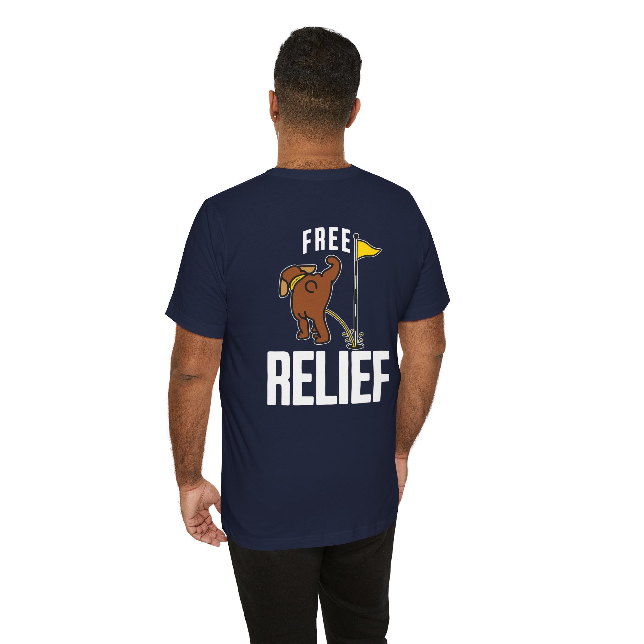 "Free Relief" Golf Tee
