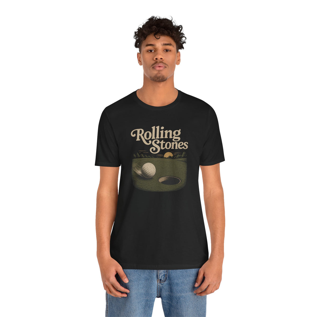 "Rolling Stones" Golf Tee