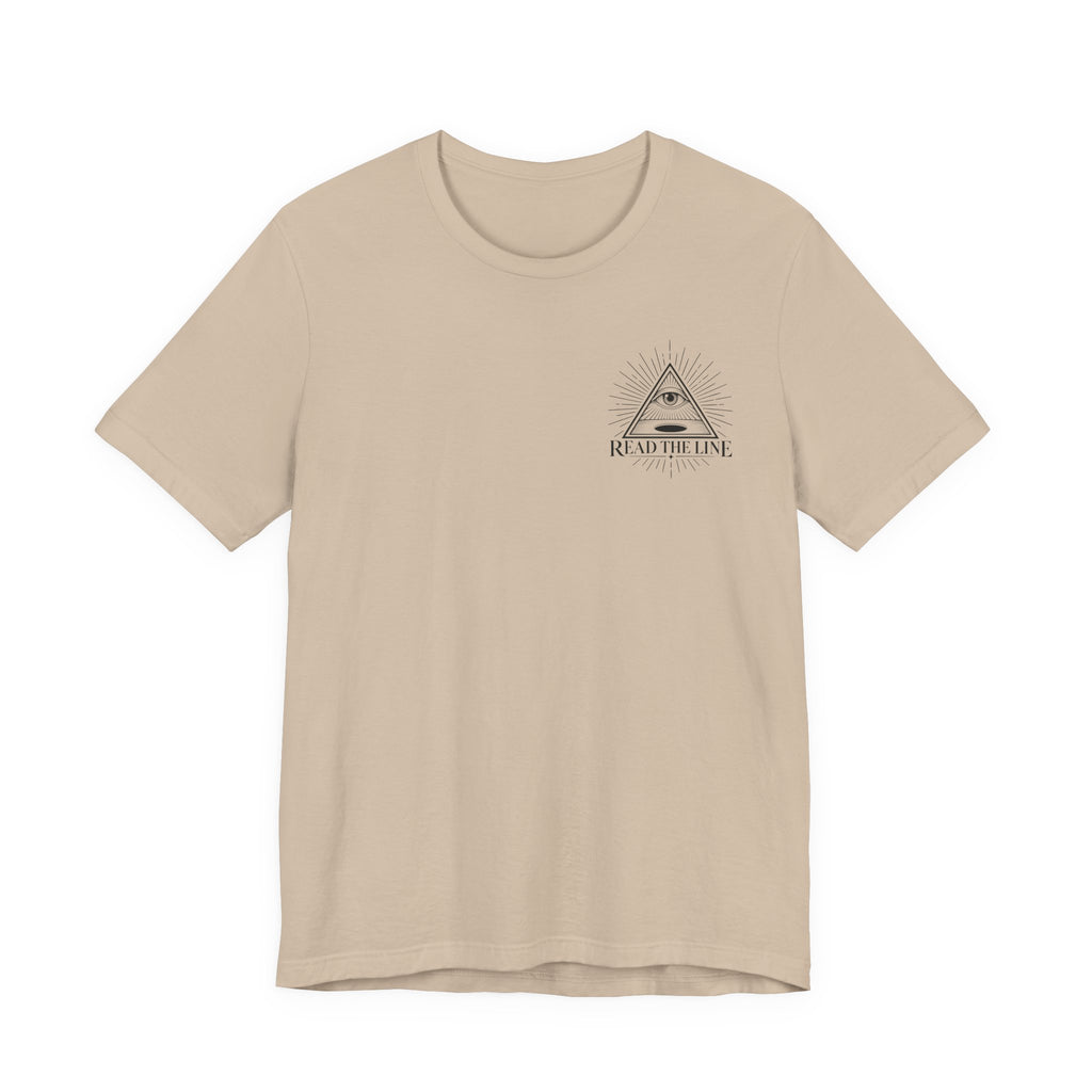 "Read The Line" Chest Tee