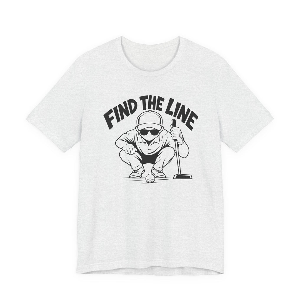 "Find The Line" Golf Tee