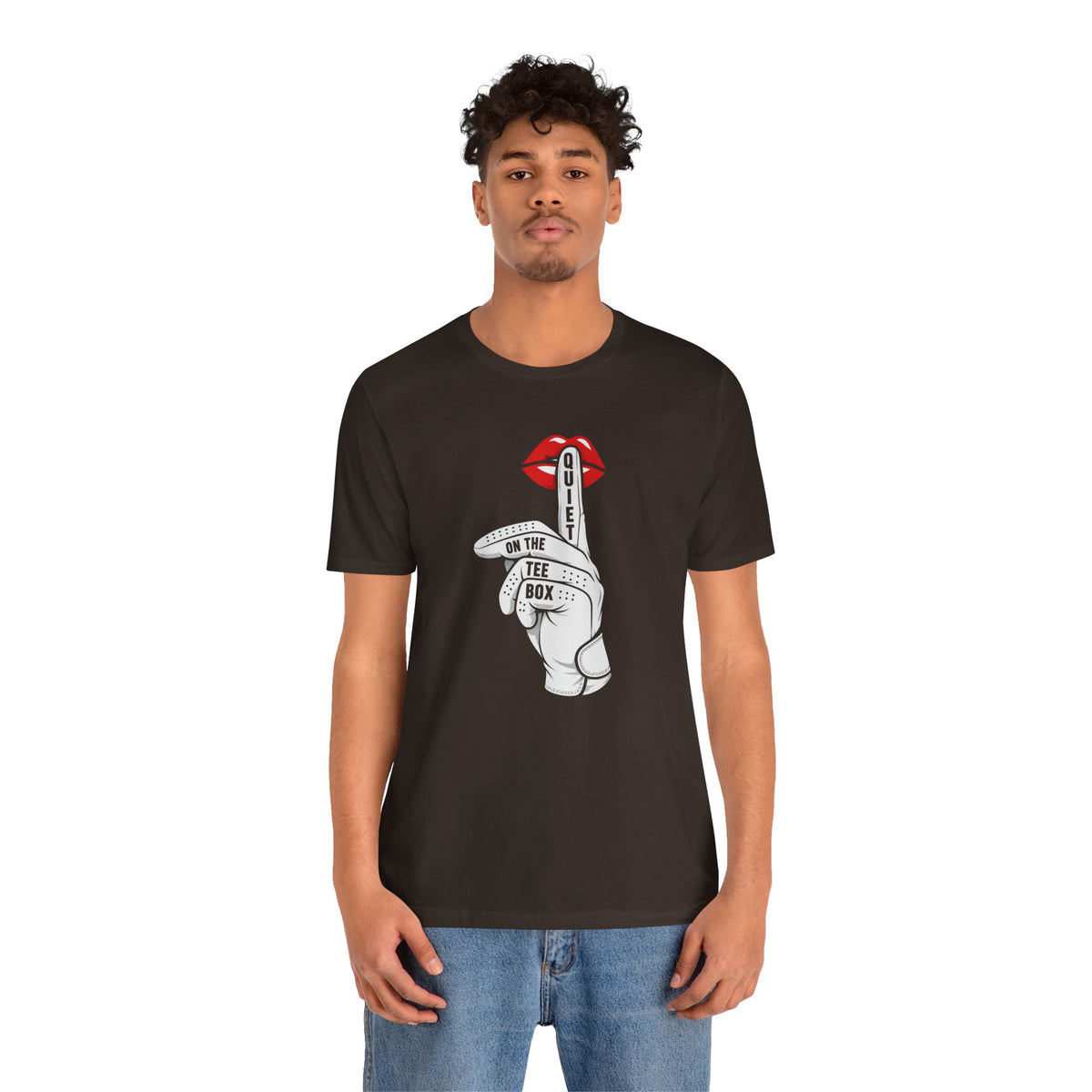 "Quiet On The Tee" Golf Tee