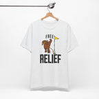"Free Relief" Golf Tee