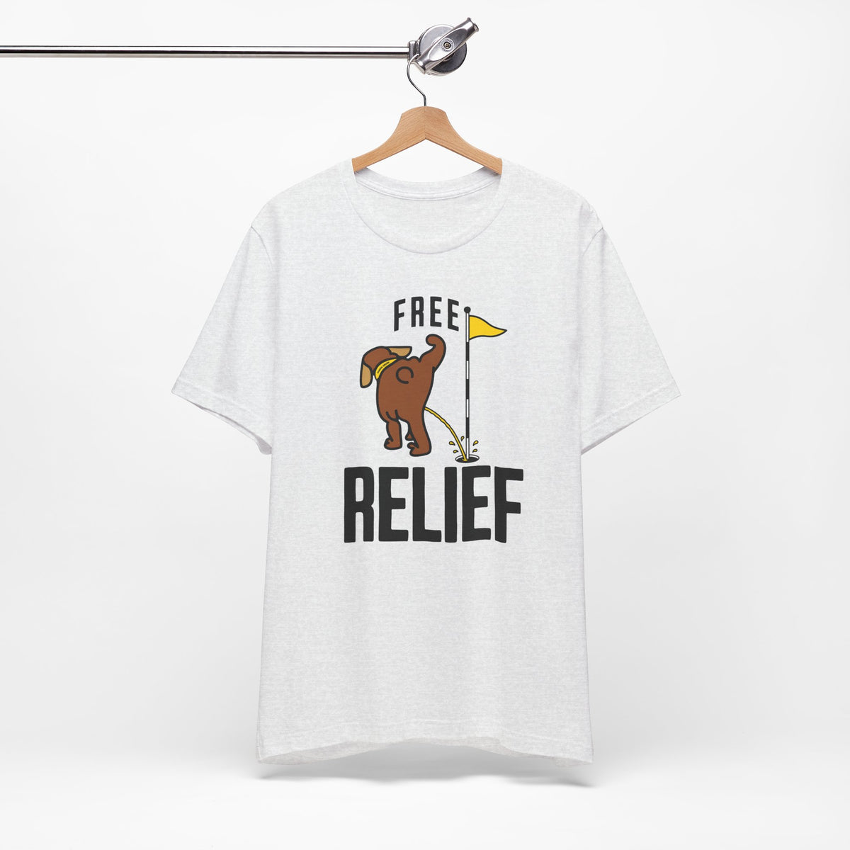 "Free Relief" Golf Tee