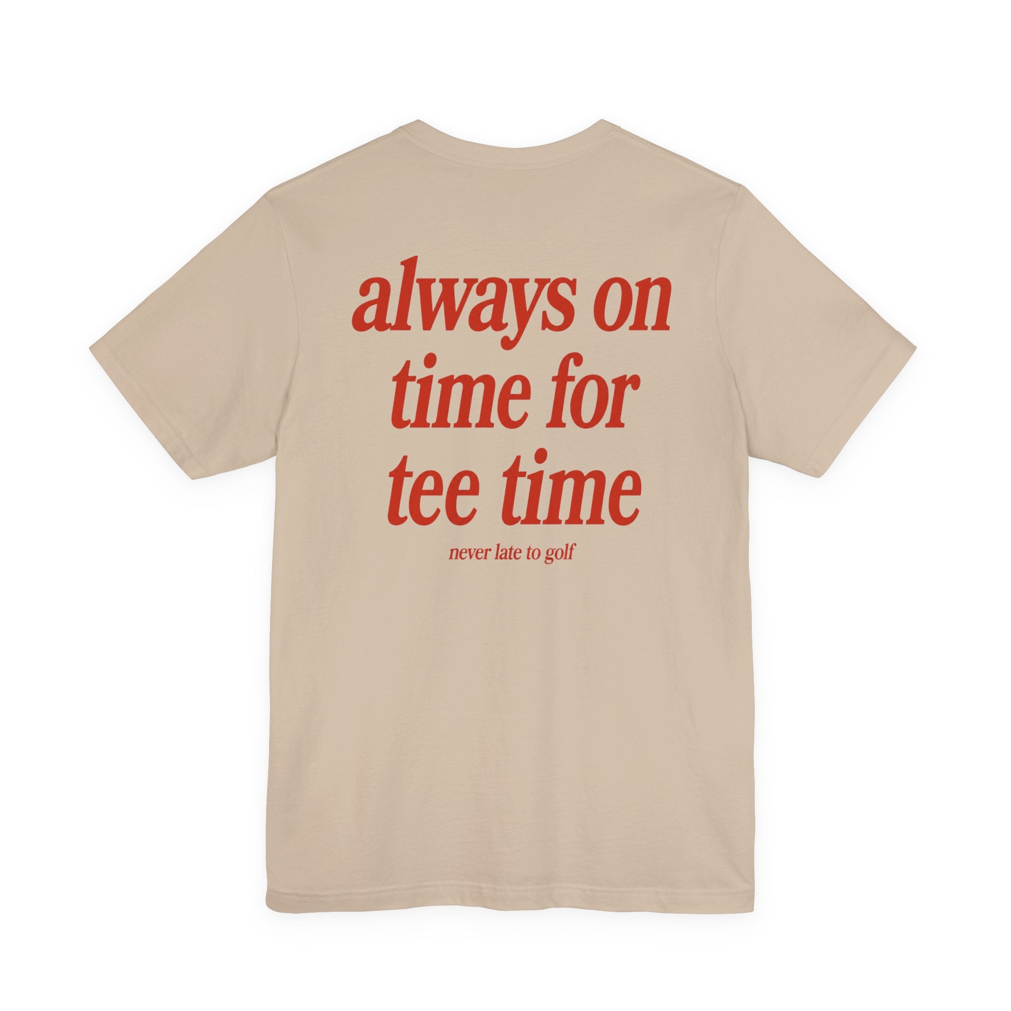 The "Punctual Golfer" Tee