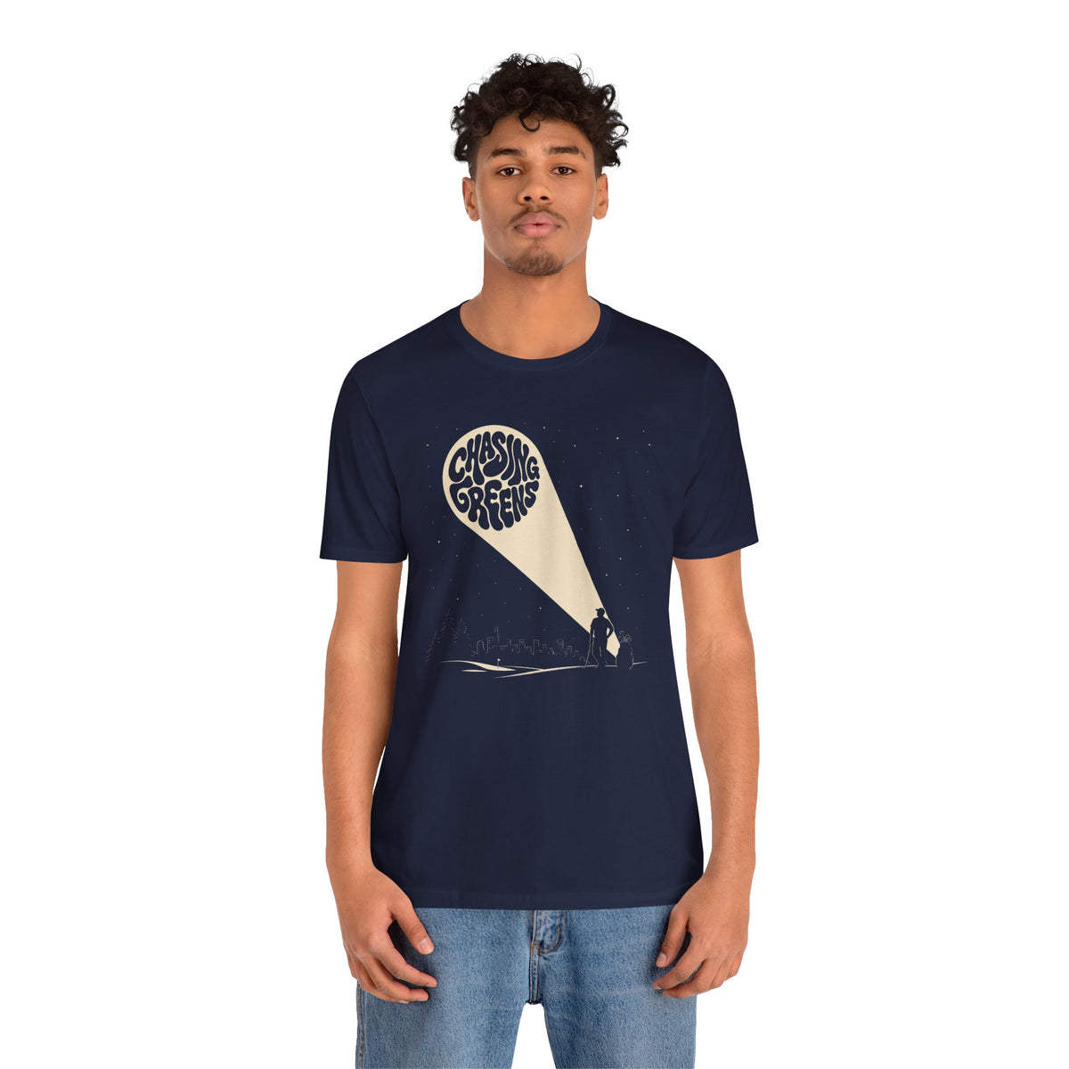 "Chasing Greens" Golf Tee