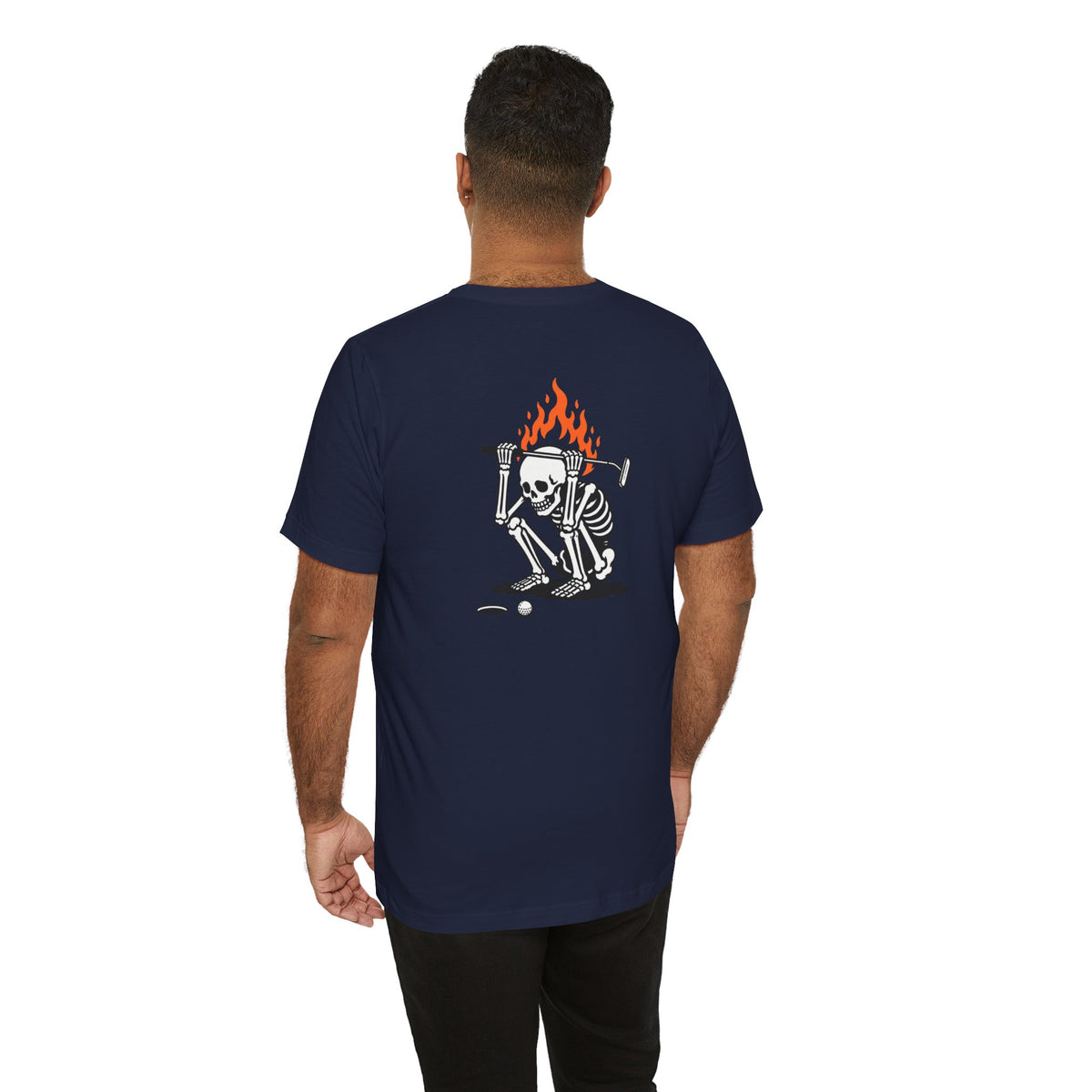 "Death by Three Putt" Golf Tee