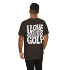"I Love Golf" Golf Tee