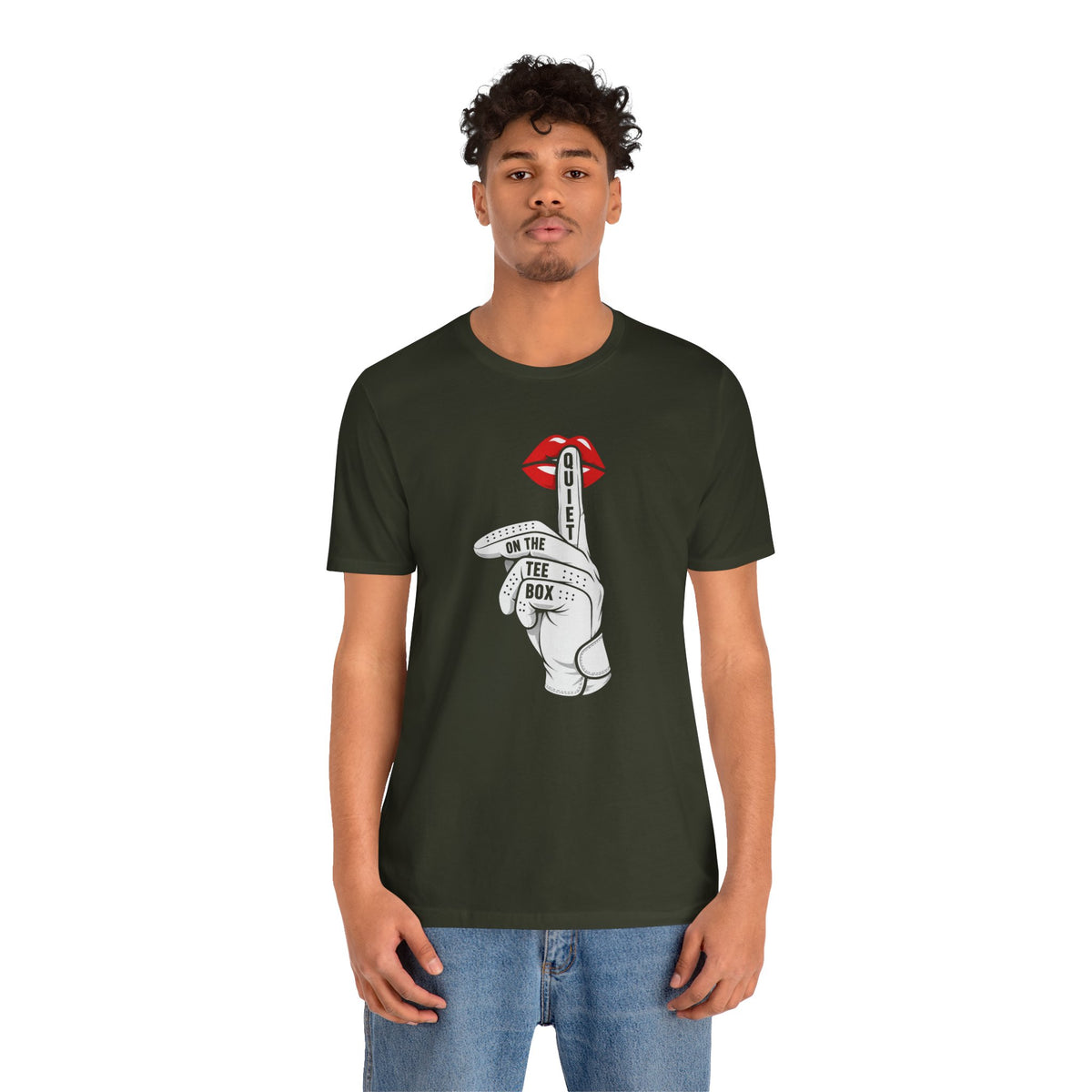 "Quiet On The Tee" Golf Tee