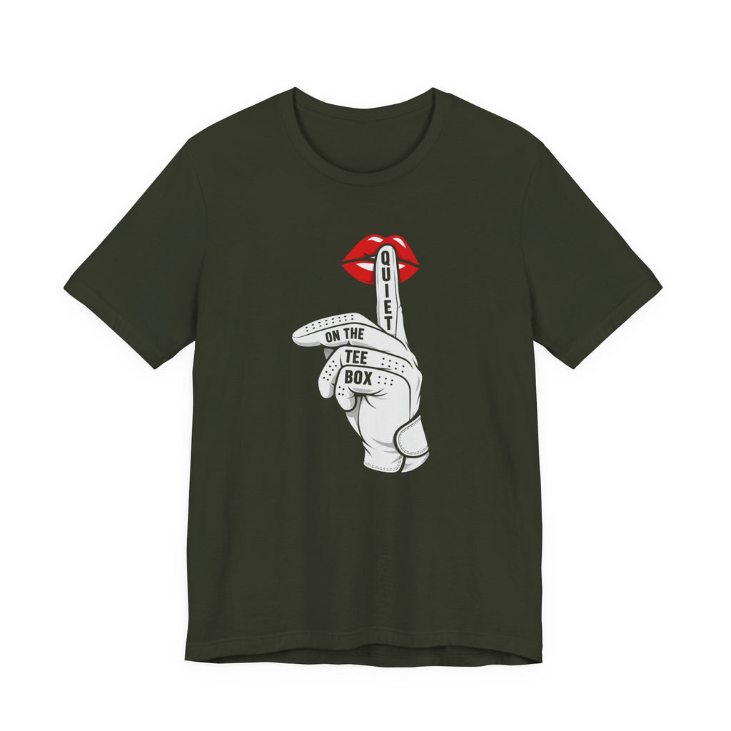 "Quiet On The Tee" Golf Tee