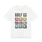 The "Many Moods Of Golf" Tee