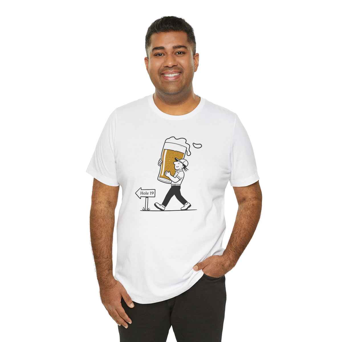"19th Hole Champ" Golf Tee