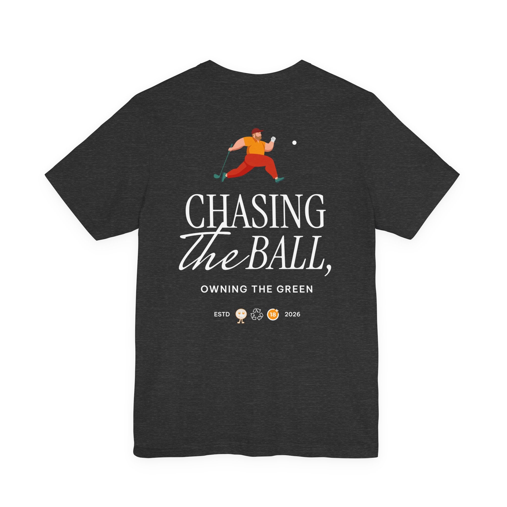 The "Ball Chasing Golfer" Tee