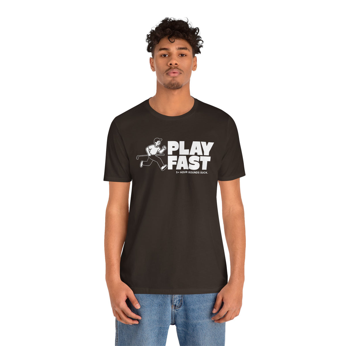 "Play Fast" Golf Tee