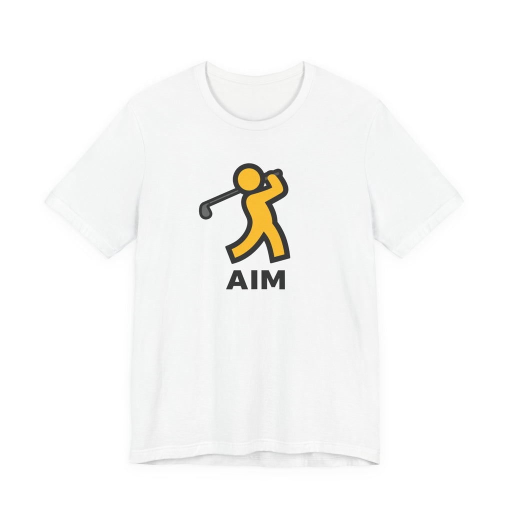 "AIM For The Green" Golf Tee