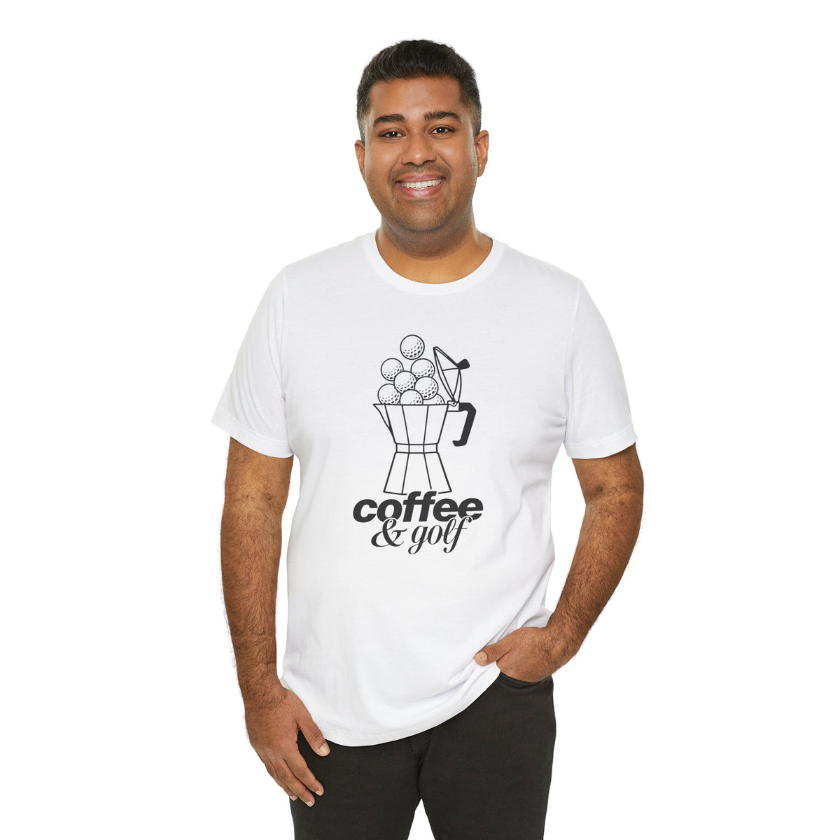 "Coffee & Golf" Club Tee