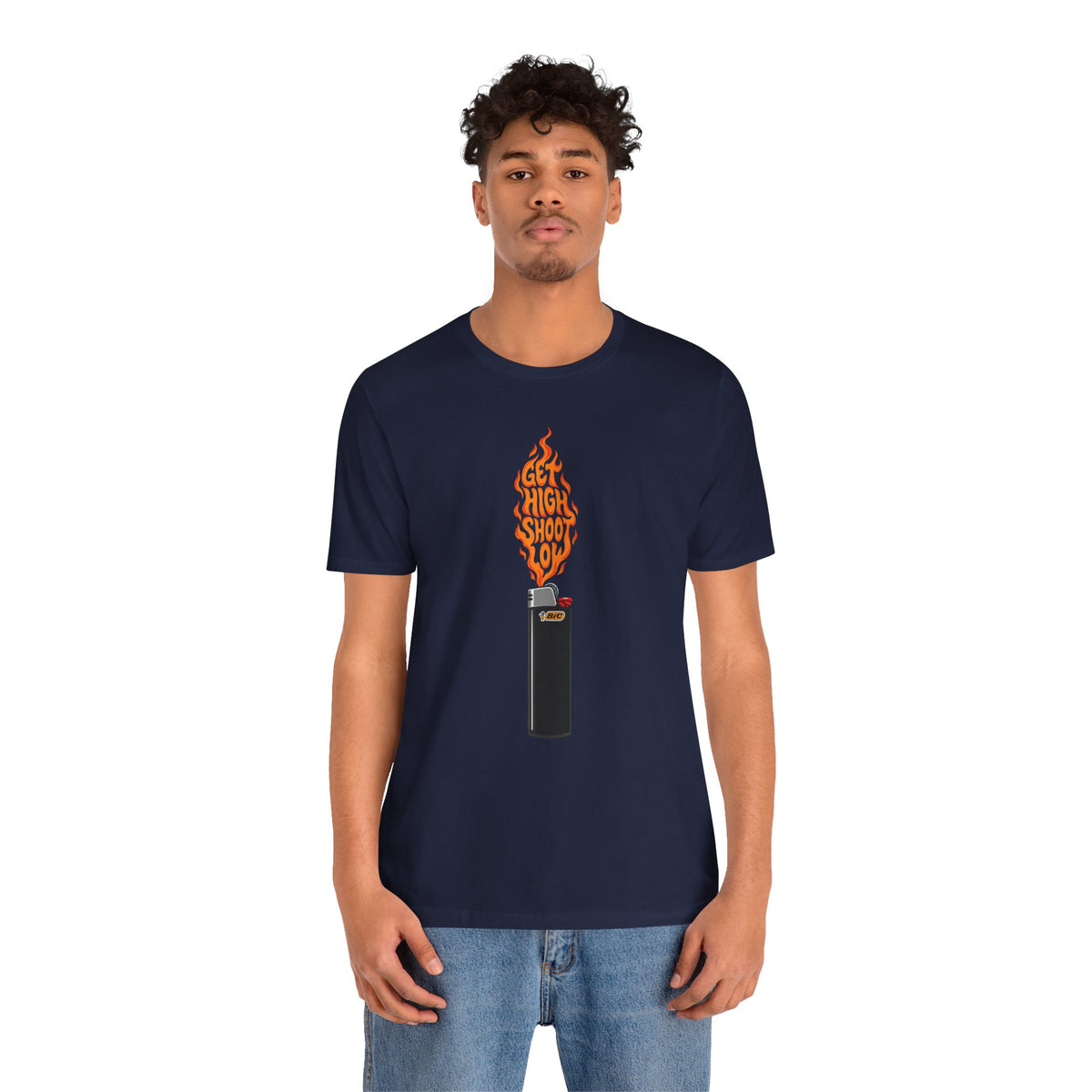 "Get High Shoot Low" Golf Tee