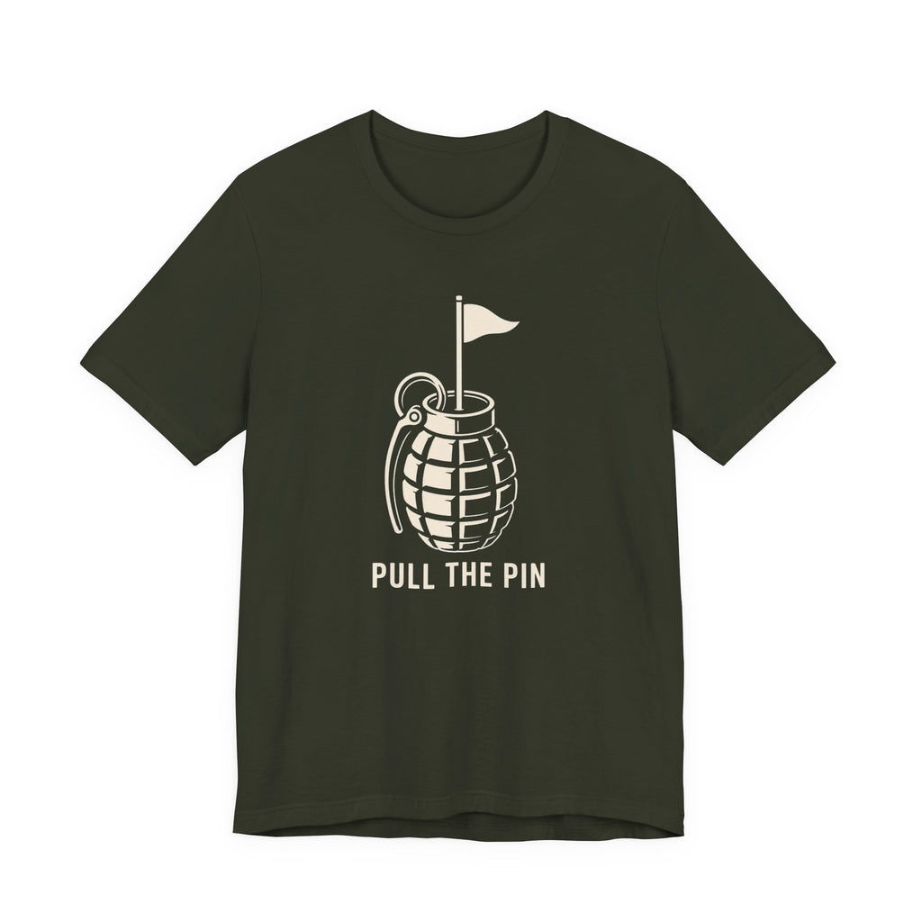 "Pull The Pin" Golf Tee