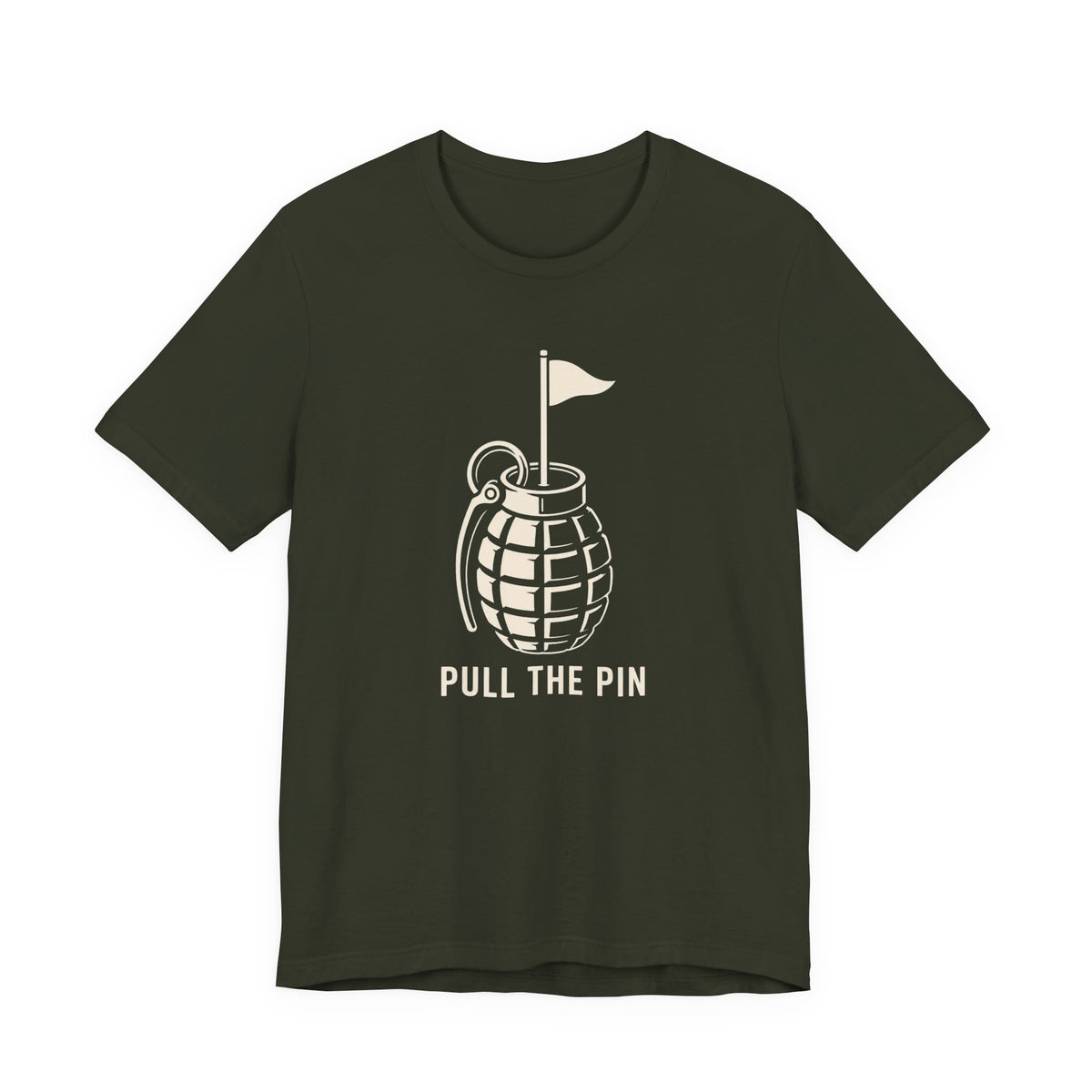 "Pull The Pin" Golf Tee