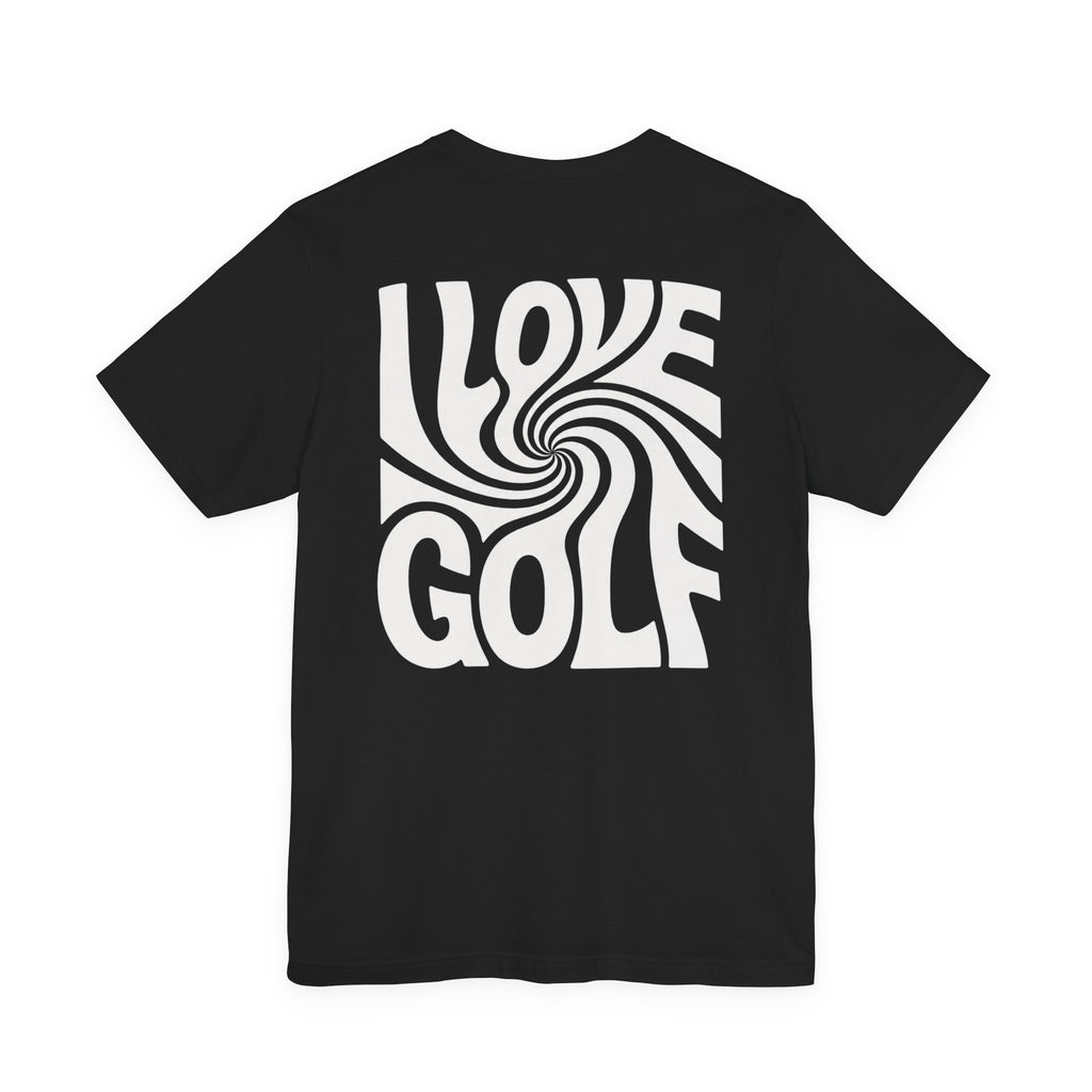 "I Love Golf" Golf Tee