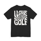 "I Love Golf" Golf Tee
