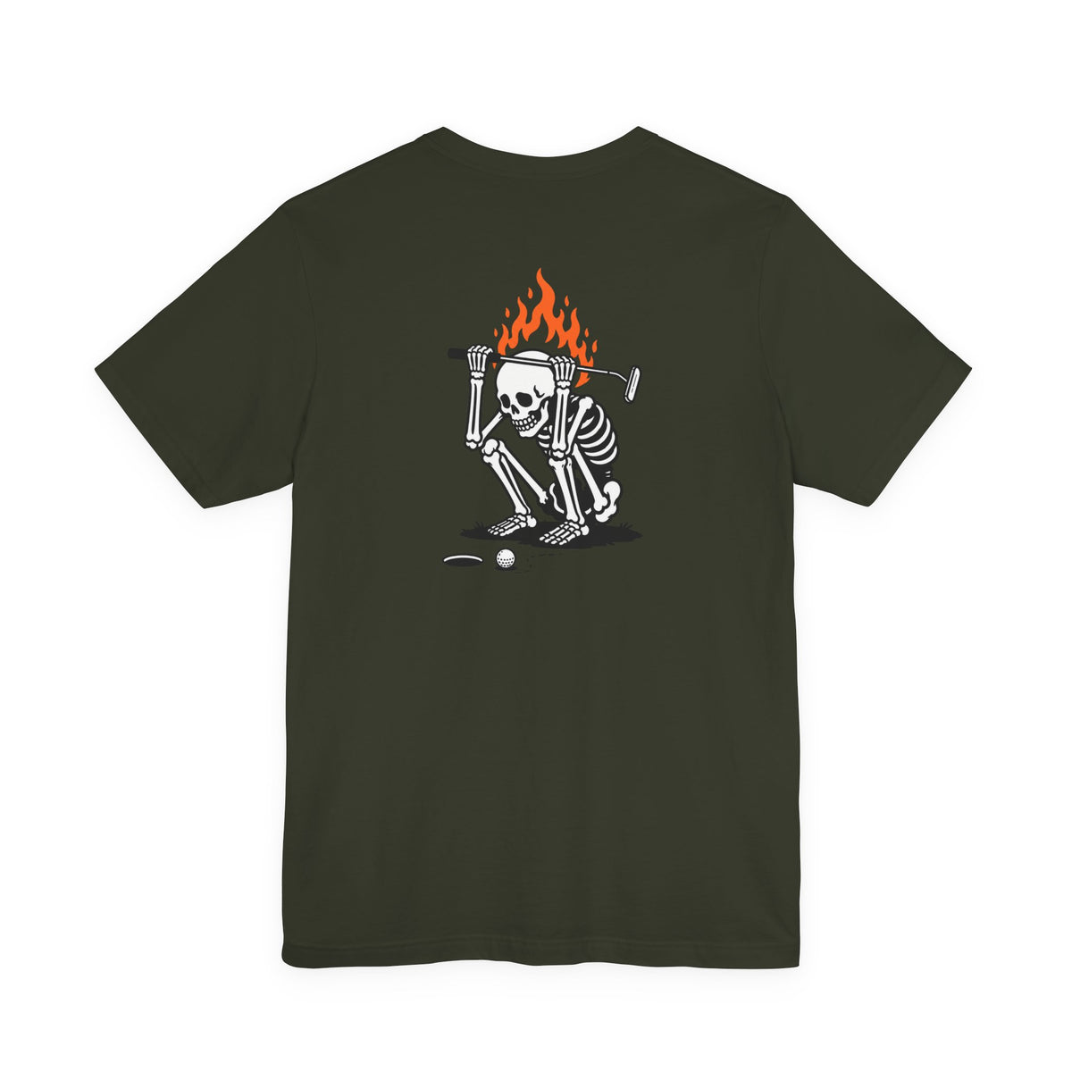 "Death by Three Putt" Golf Tee