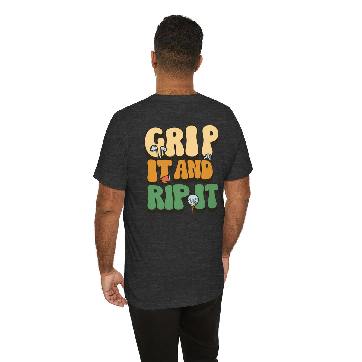 "Grip and Rip It Golfer" Tee