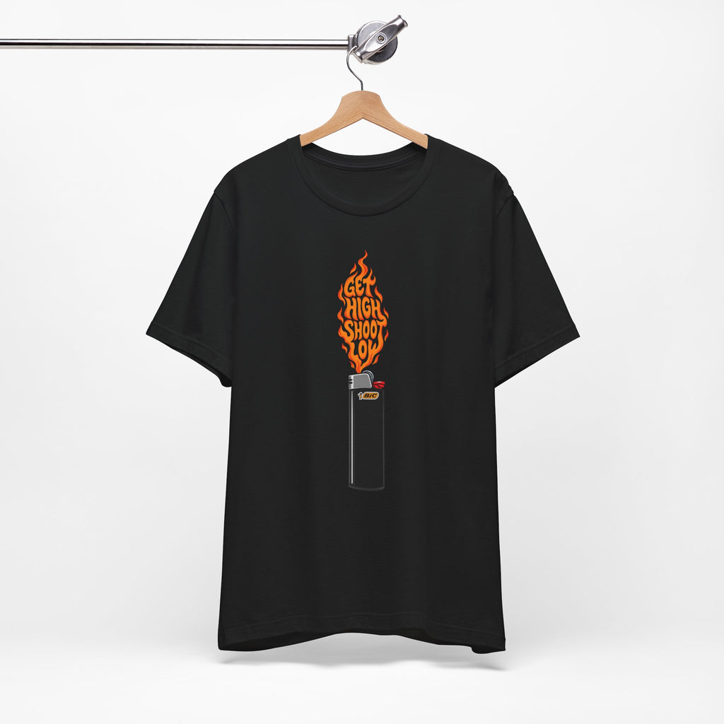 "Get High Shoot Low" Golf Tee