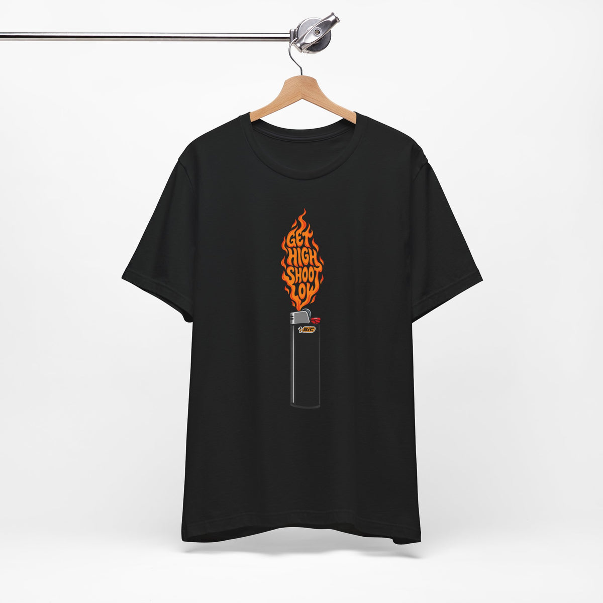 "Get High Shoot Low" Golf Tee