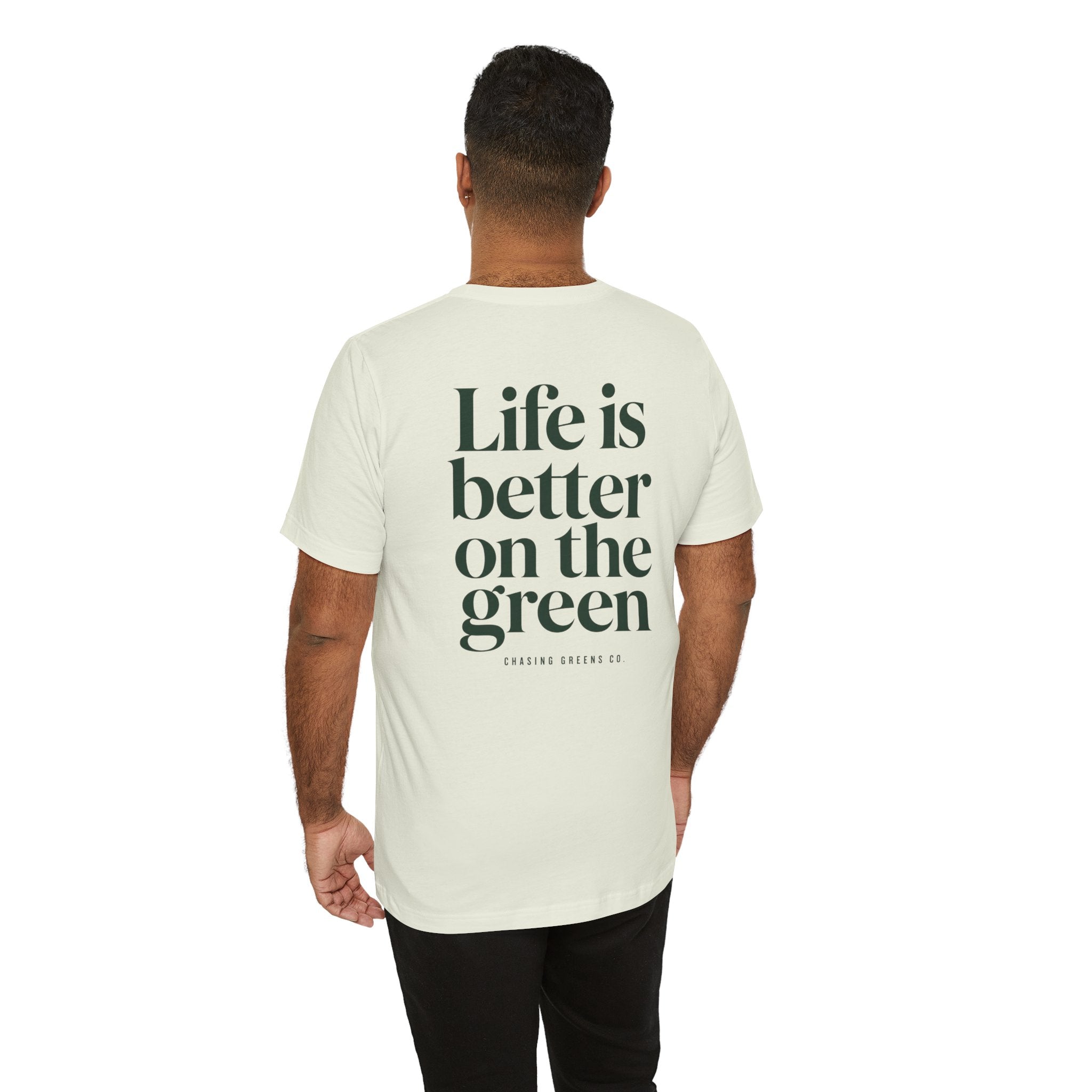 "Better On Greens" Golf Tee