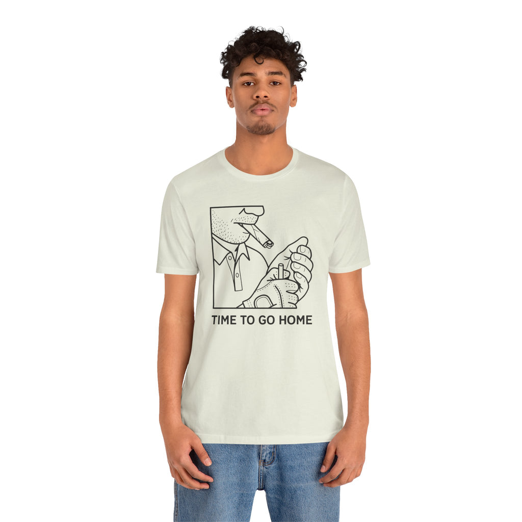 "Time To Go Home" Golf Tee