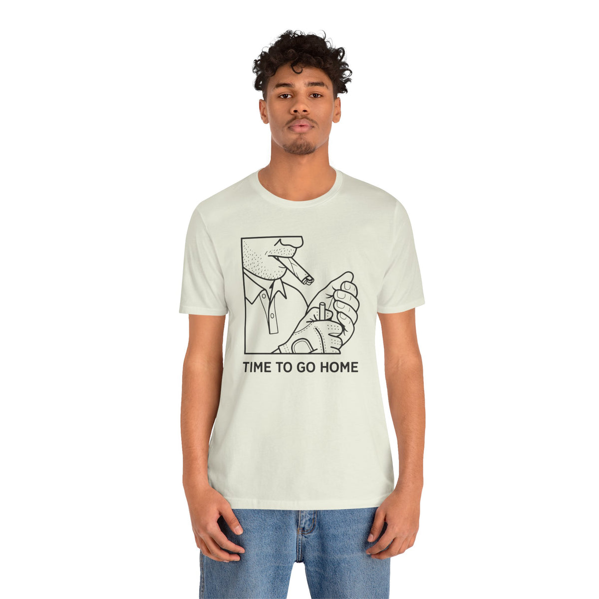 "Time To Go Home" Golf Tee