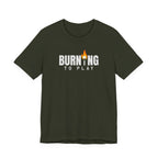 "Burning To Play" Golf Tee