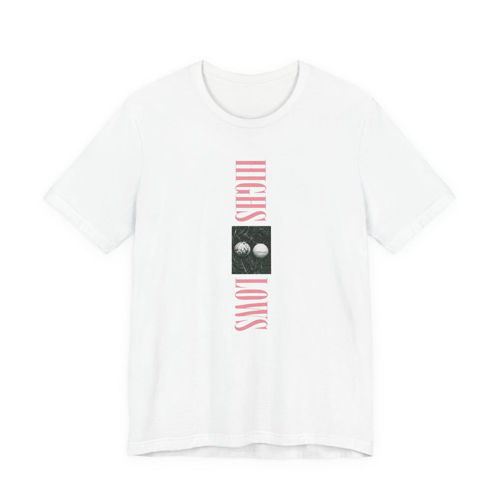 "Highs & Lows" Golf Tee