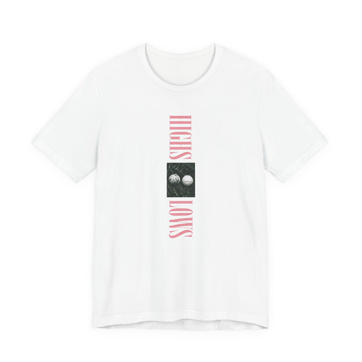 "Highs & Lows" Golf Tee