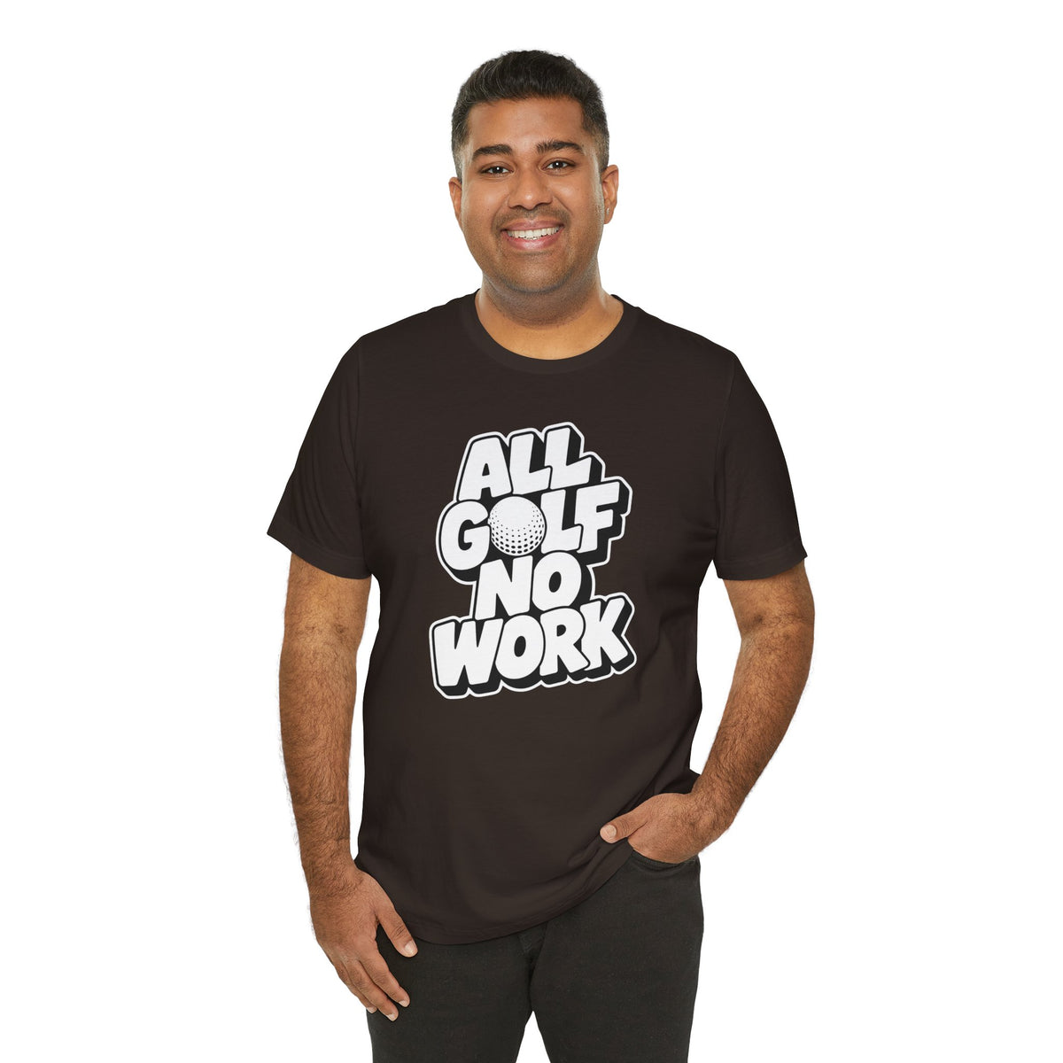 "All Golf No Work" Club Tee