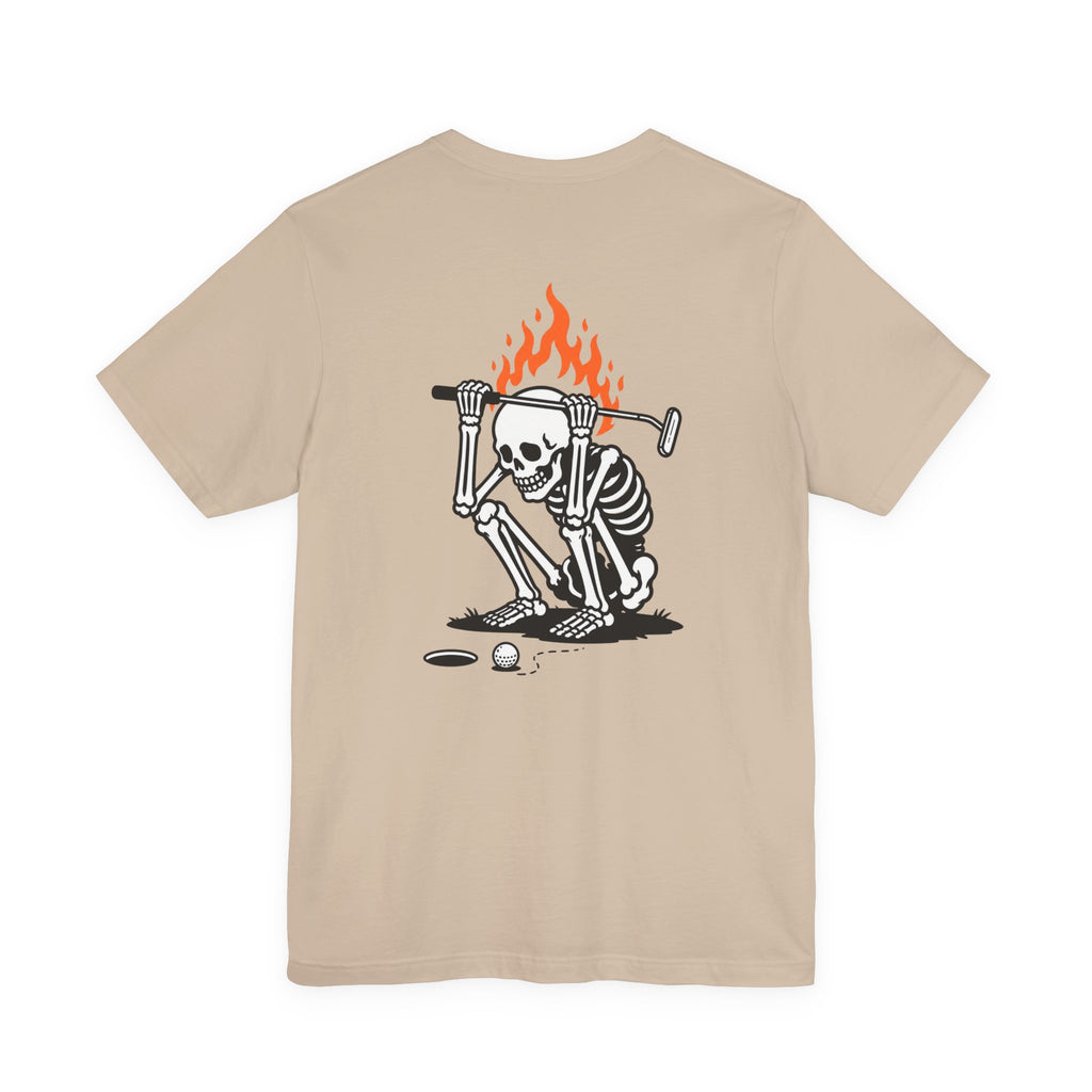 "Death by Three Putt" Golf Tee
