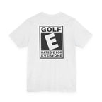 "Rated E" Golf Tee