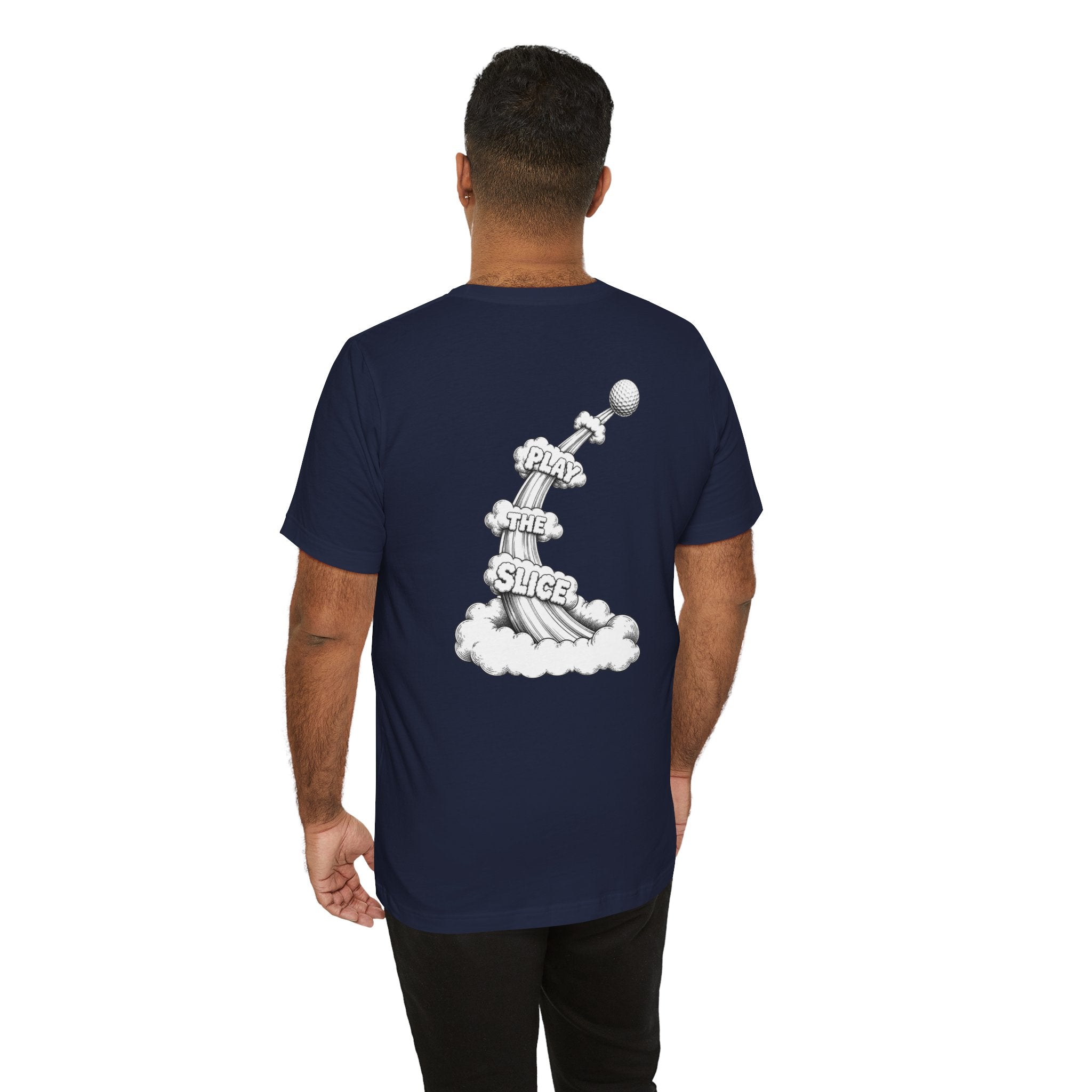 "Play The Slice" Golf Tee