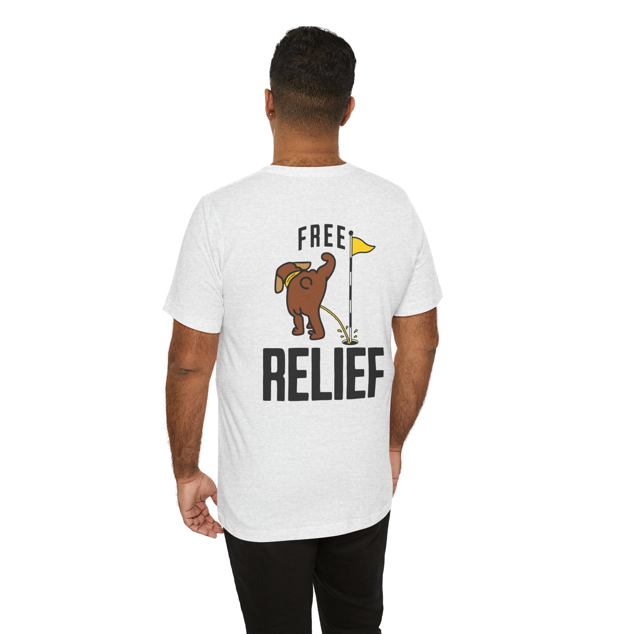"Free Relief" Golf Tee