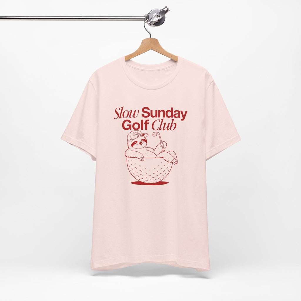 "Slow Sunday Golf" Club Tee