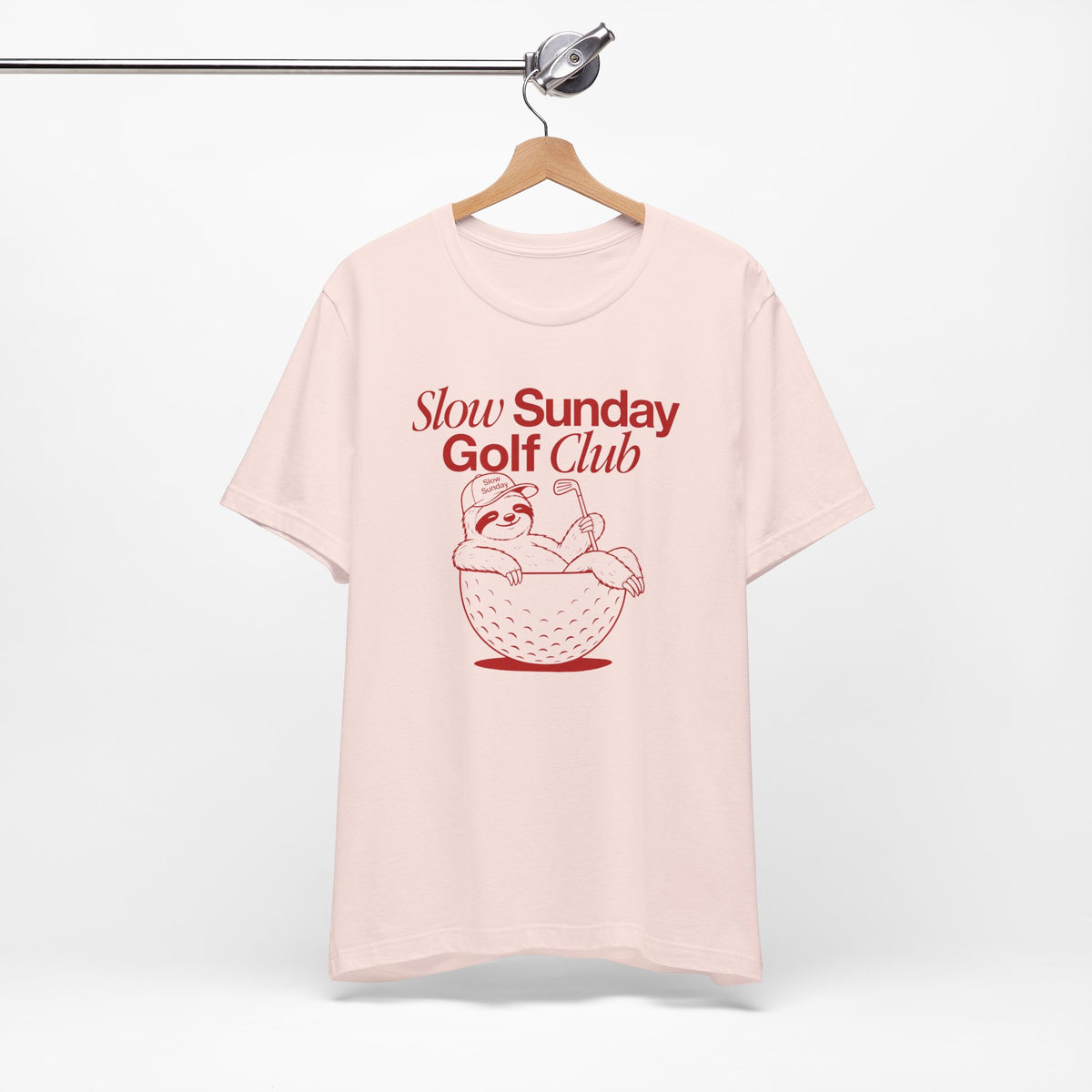 "Slow Sunday Golf" Club Tee