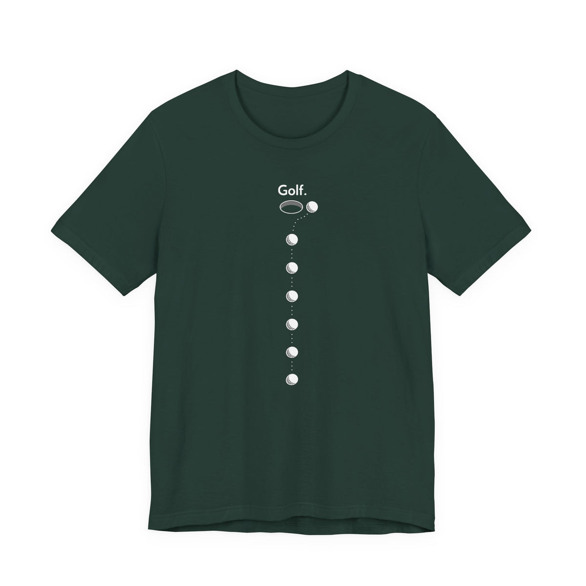 "What The Putt" Golf Tee