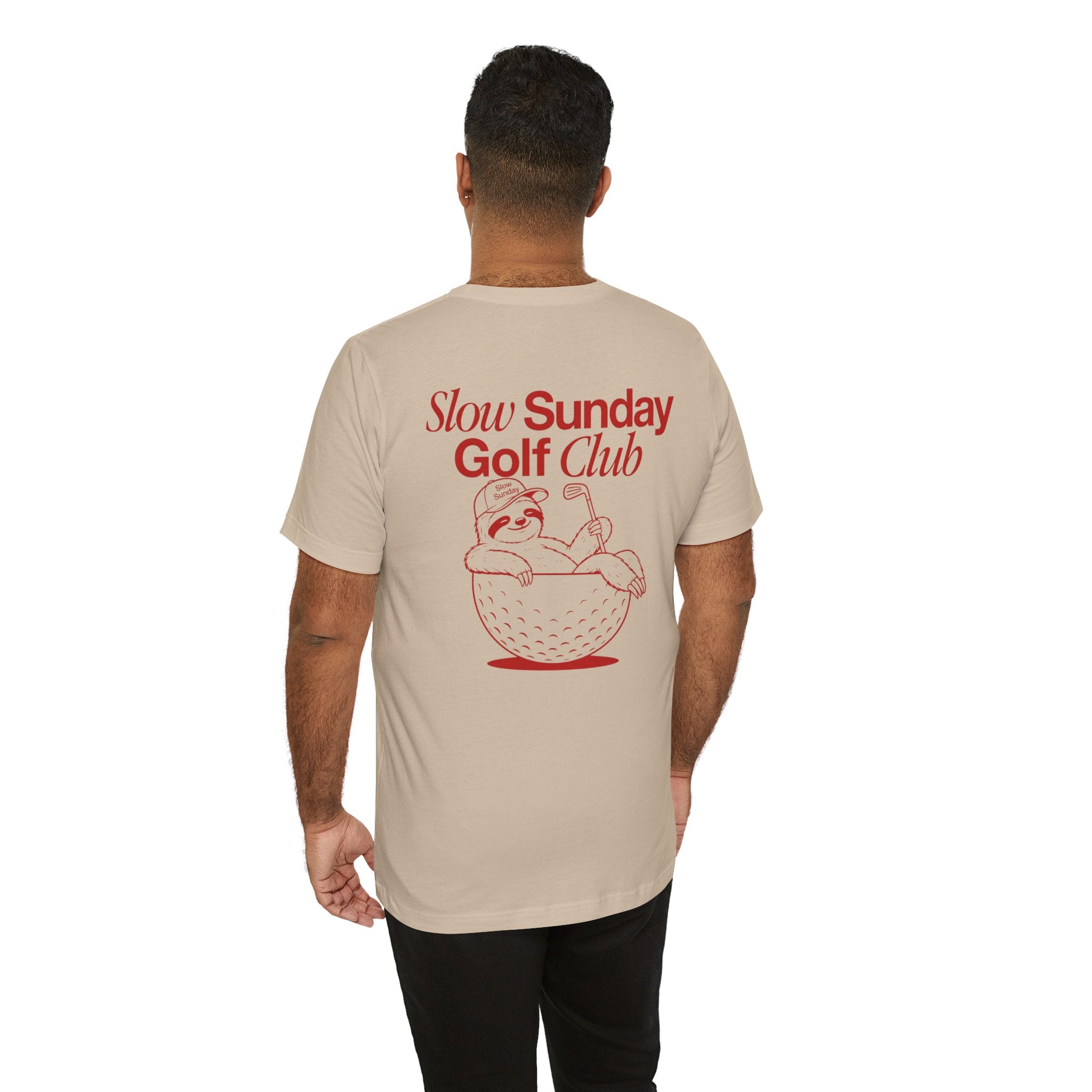"Slow Sunday Golf" Club Tee